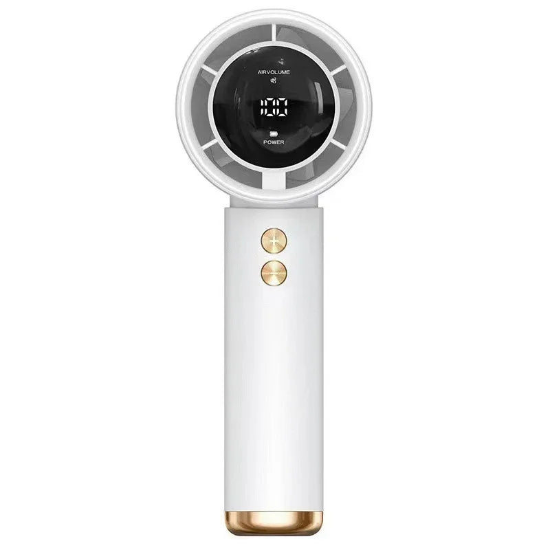 Portable Hand Fan – Rechargeable Mini Cooling Fan