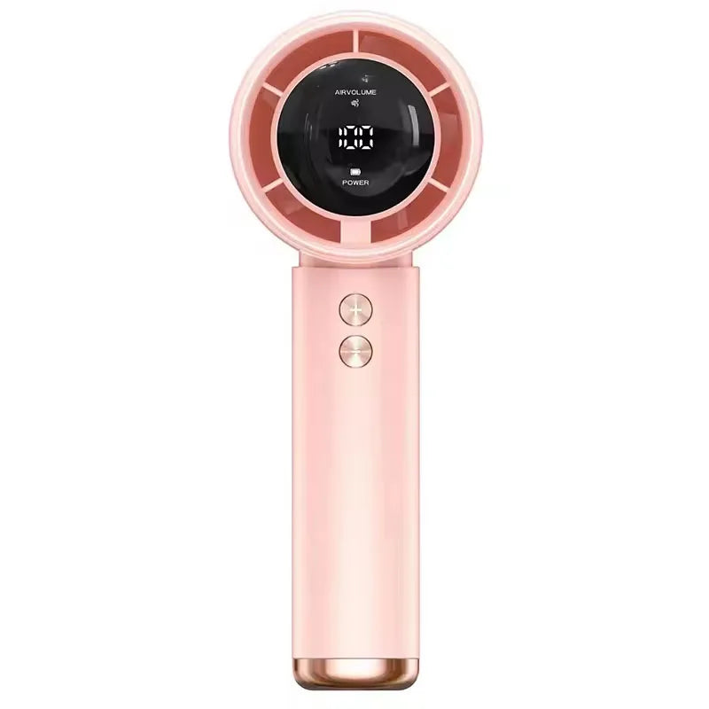 Portable Hand Fan – Rechargeable Mini Cooling Fan