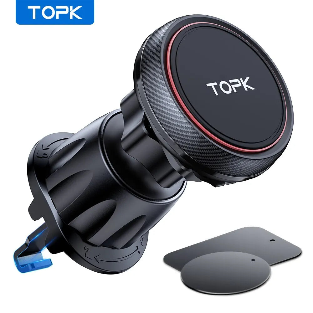 TOPK Magnetic Car Phone Mount in Car Phone Holder UNIVERSAL COMPAITAPILITY