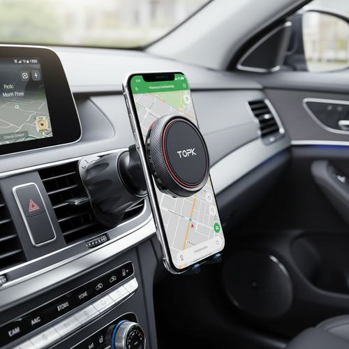 Magnetic Car Holder with Phone
